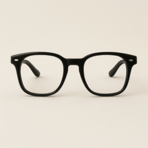 Noir Classic – Black Acetate Eyeglasses