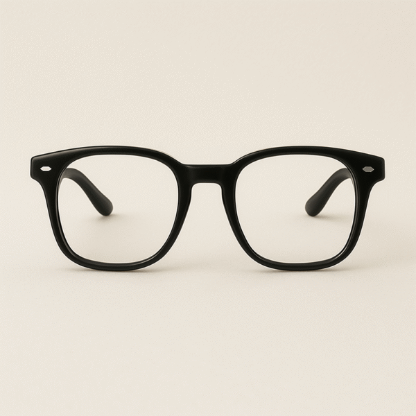 Noir Classic – Black Acetate Eyeglasses
