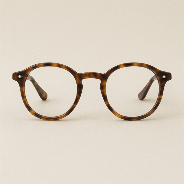 Vintage Havana – Round Tortoiseshell Eyeglasses