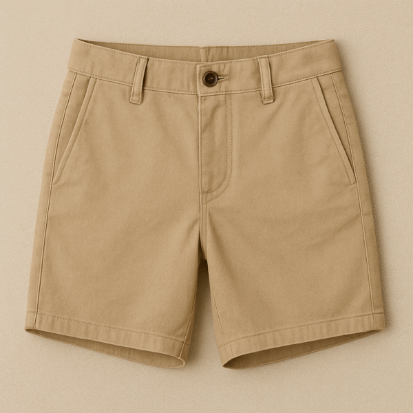 Classic Khaki – Beige Chino Shorts