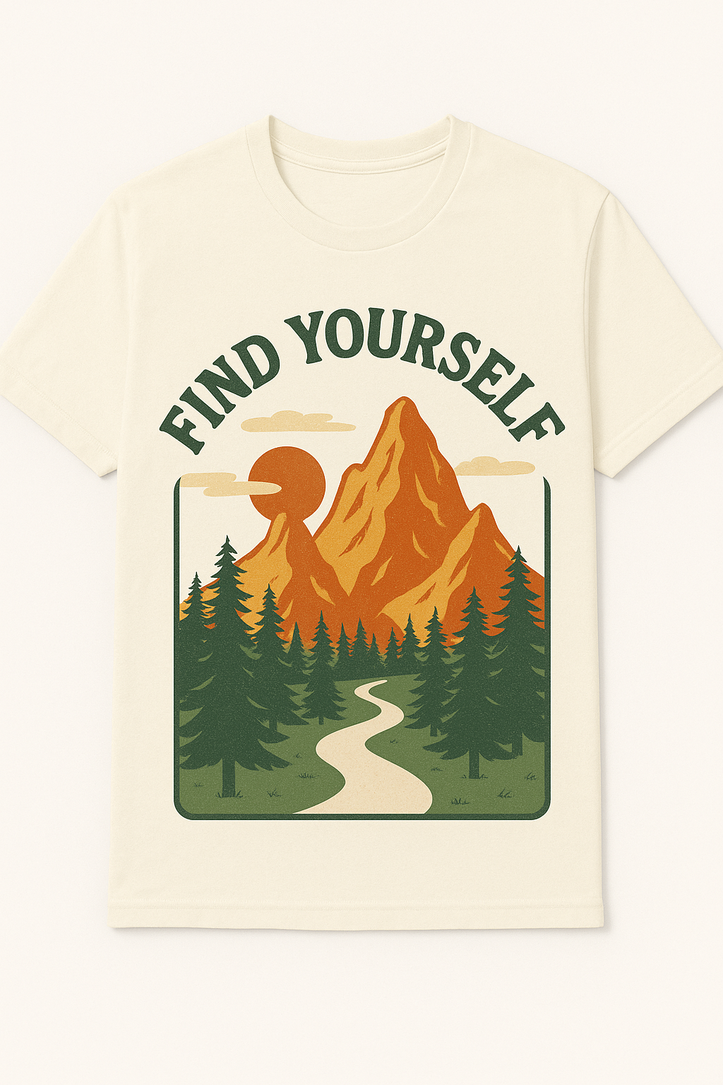 Find Yourself – Inspirational Nature T-Shirt